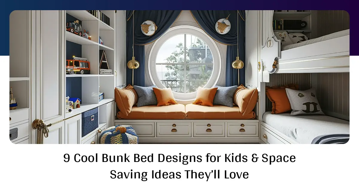9 Cool Bunk Bed Designs for Kids & Space‑Saving Ideas They’ll Love
