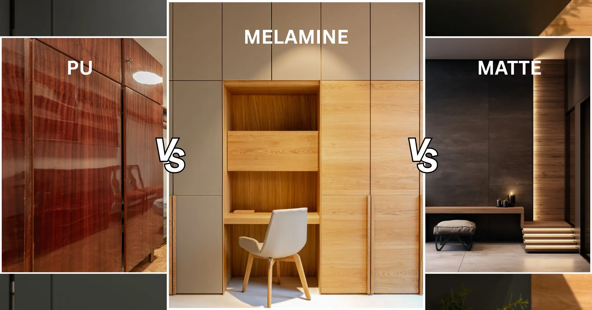 Veneer Finish Guide: PU vs Melamine vs Matte and What Ages Best Over Time