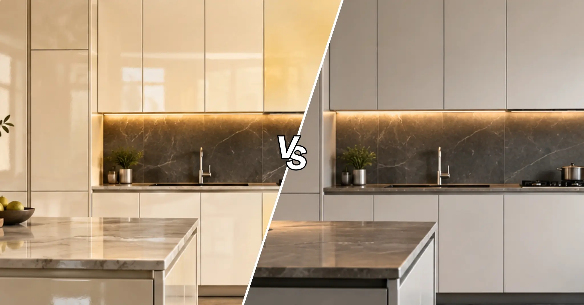 PU vs Laminate for Kitchen Shutters: Fingerprints, Yellowing, Cleaning and Lifespan